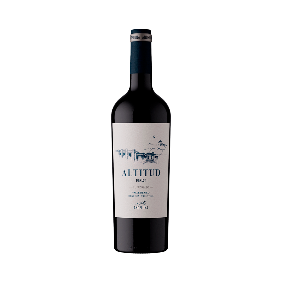 Vino Andeluna Altitud Merlot  Botella 750 cc