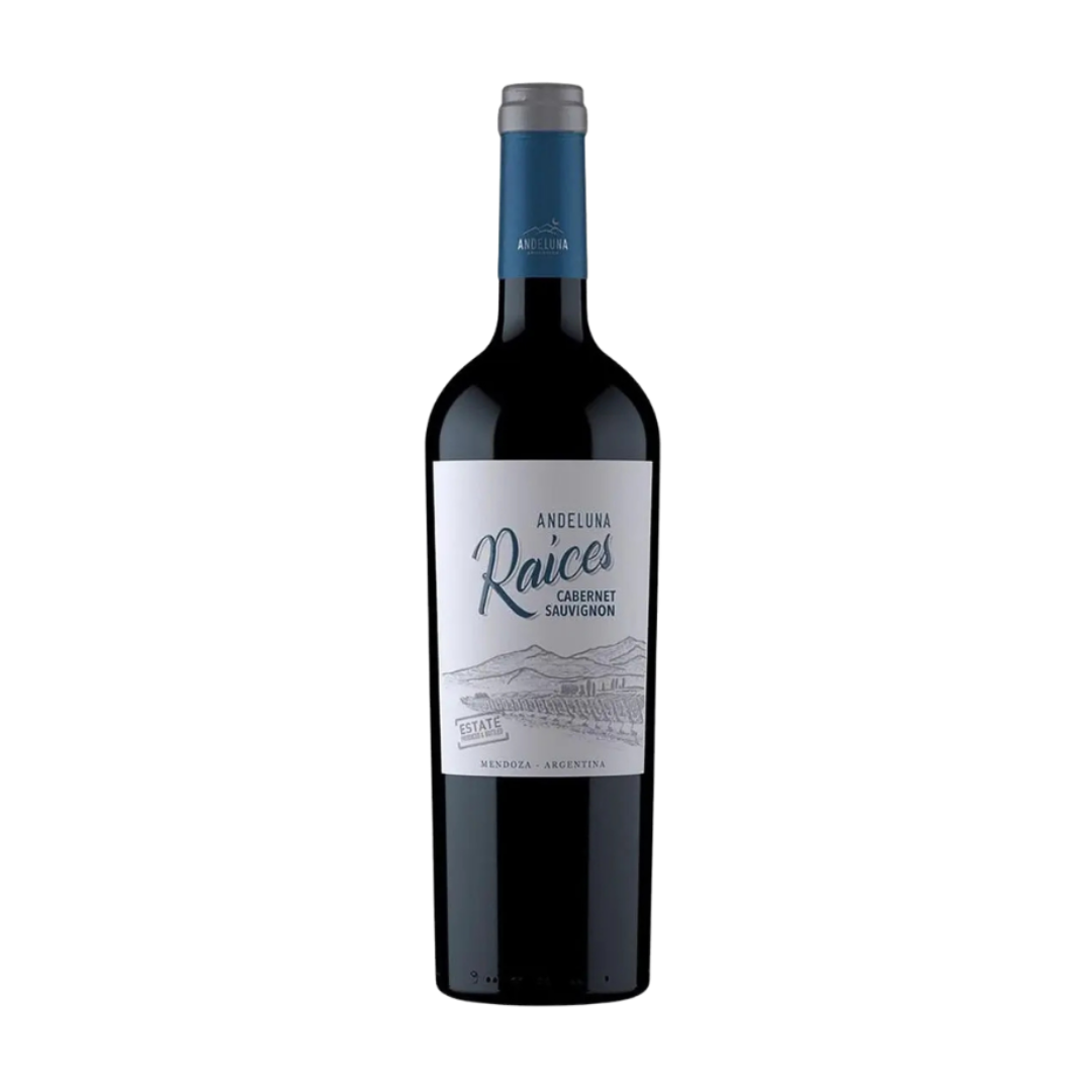 Vino Andeluna Raices Cabernet Sauvignon Botella 750 cc