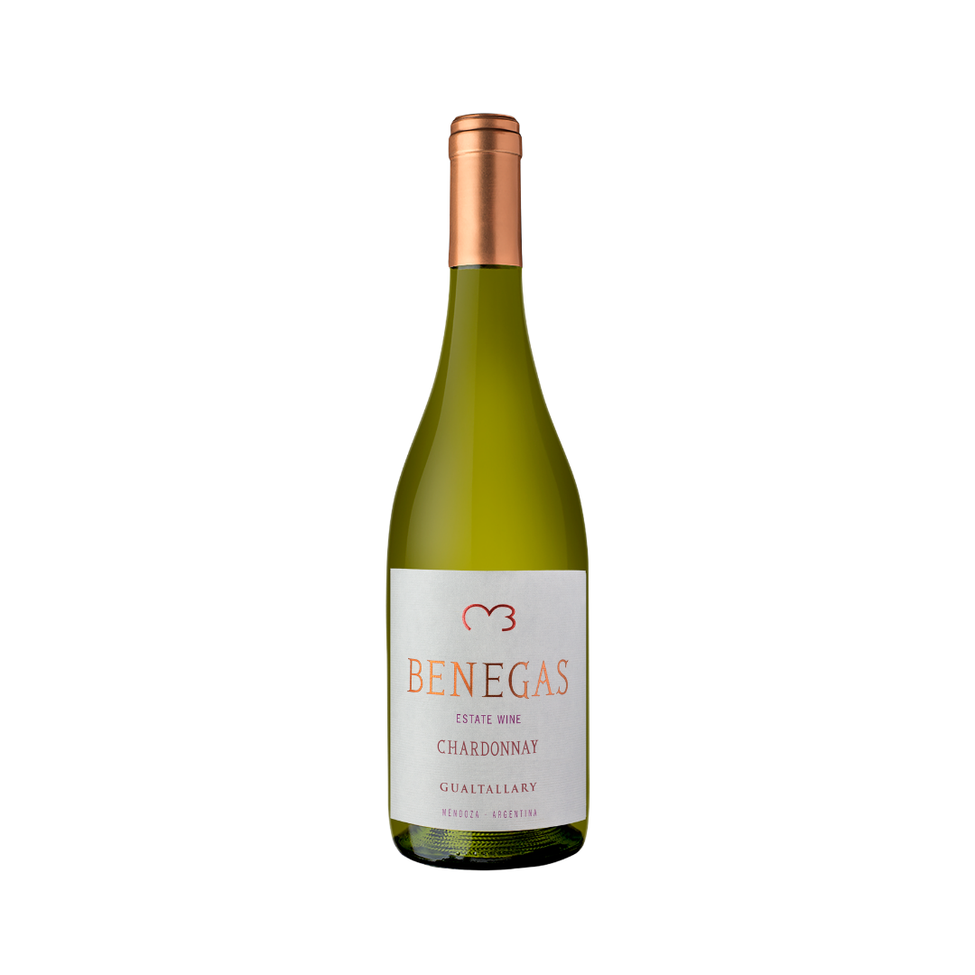 Vino Benegas Chardonnay Botella 750 cc
