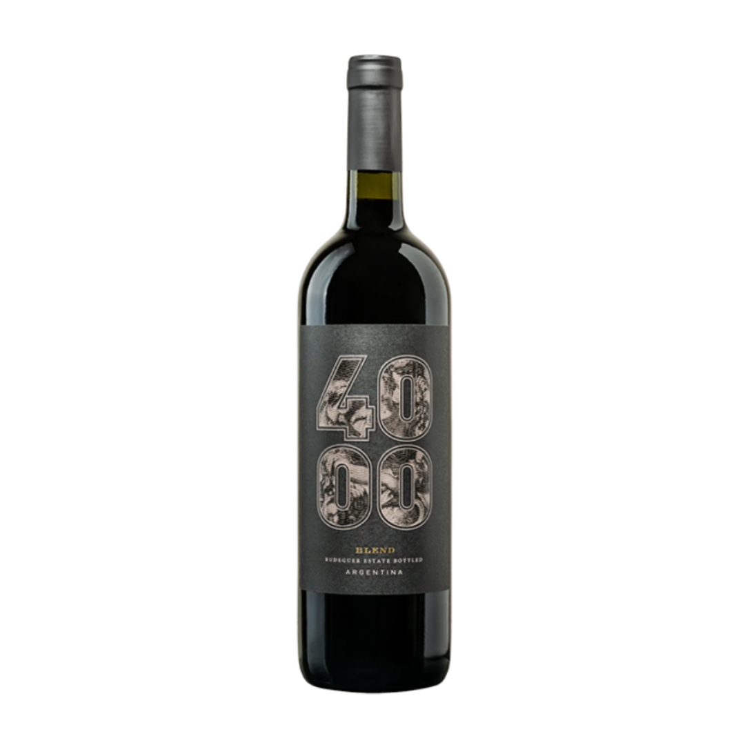 Vino Budeguer 4000 Black Blend Botella 750 cc
