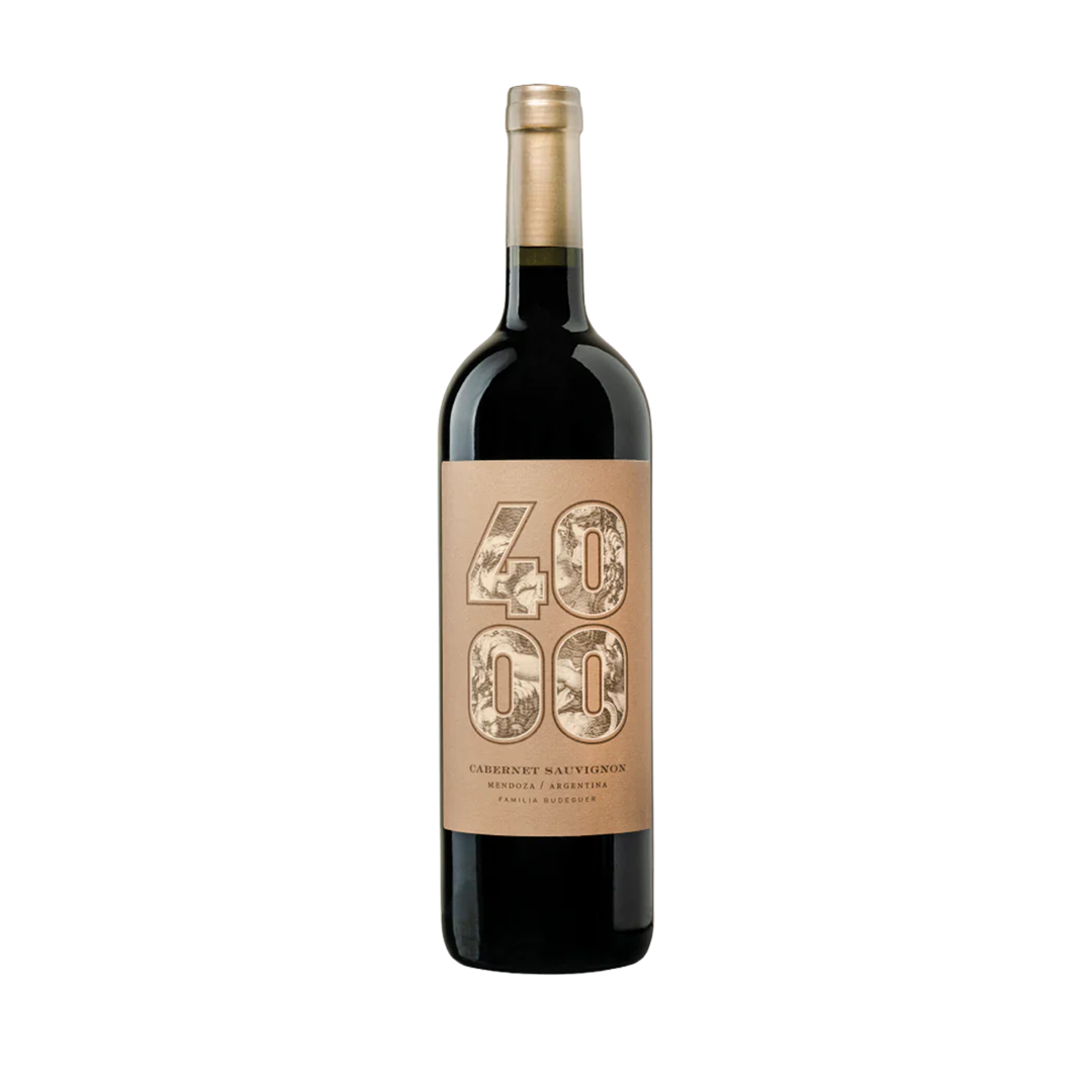 Vino Budeguer 4000 Gran Reserva Cabernet Sauvignon Botella 750 cc