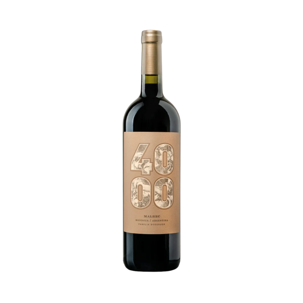 Vino Budeguer 4000 Gran Reserva Malbec Botella 750 cc