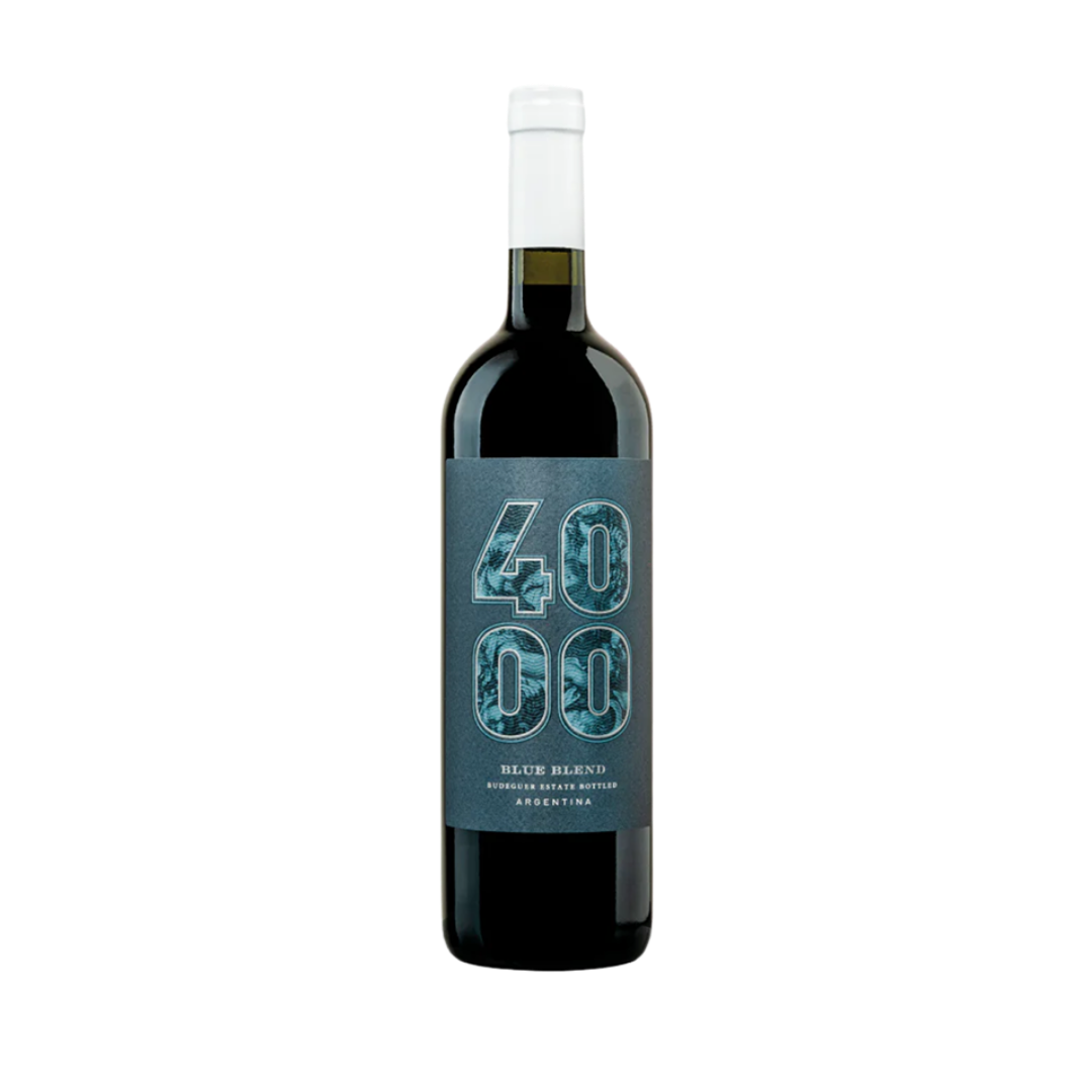 Vino Budeguer 4000 Reserva Blue Blend Botella 750 cc