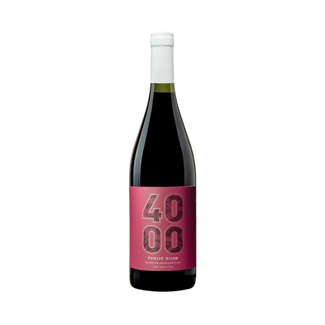 Vino Budeguer 4000 Reserva Pinot Noir Botella 750 cc
