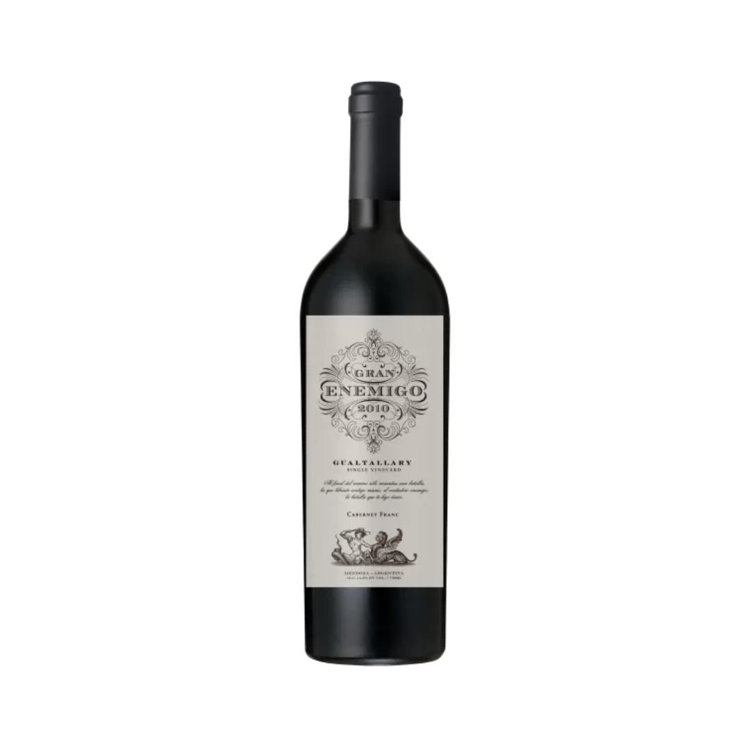 Vinos Catena Zapata GRAN ENEMIGO Gllary 22 CF Cabernet Franc Botella 750 cc