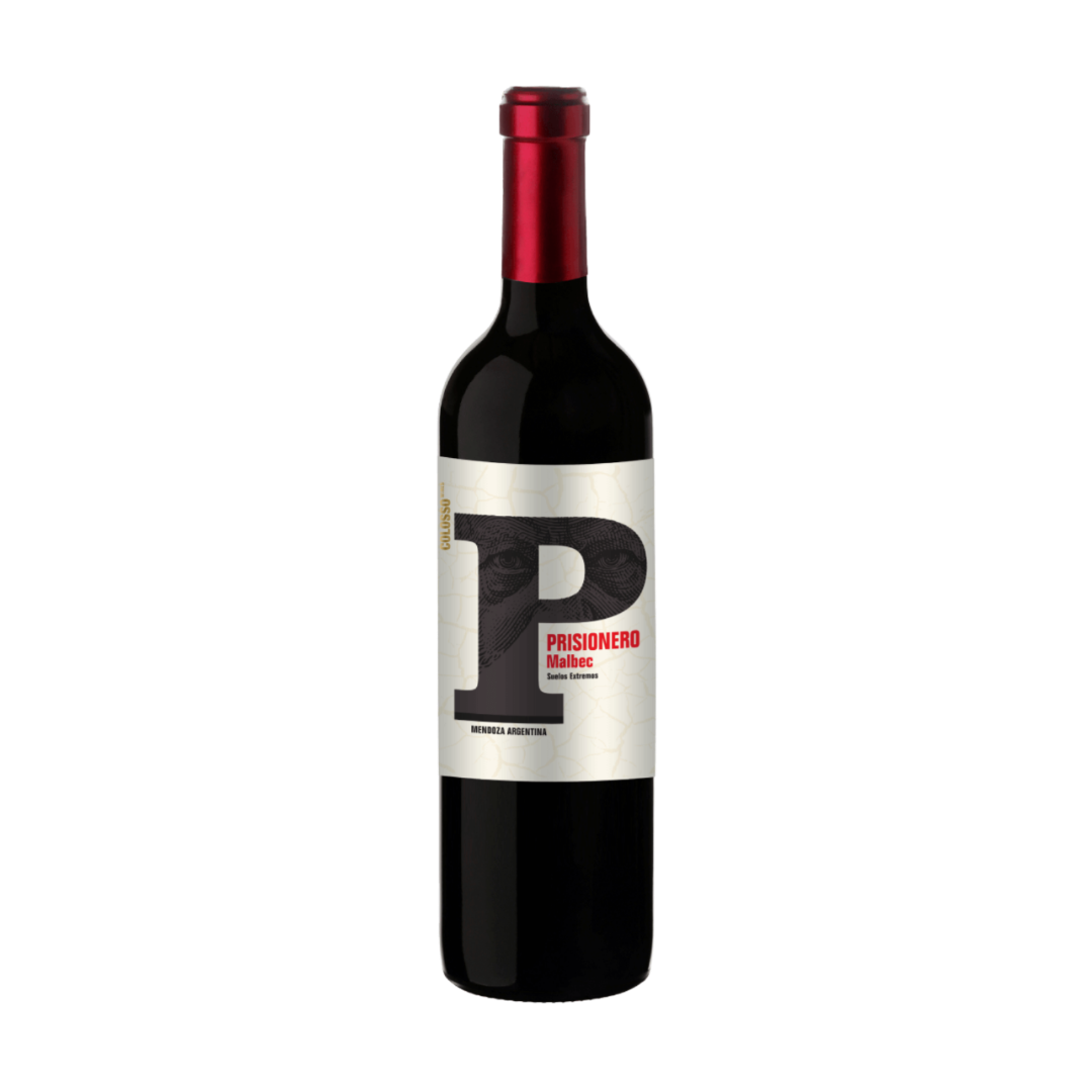 Vino Colosso Wines Prisionero Malbec Botella 750 cc