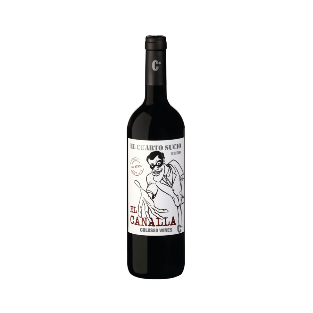 Vino La Banda de los Tres Sucios Canalla Blend Botella 750 cc