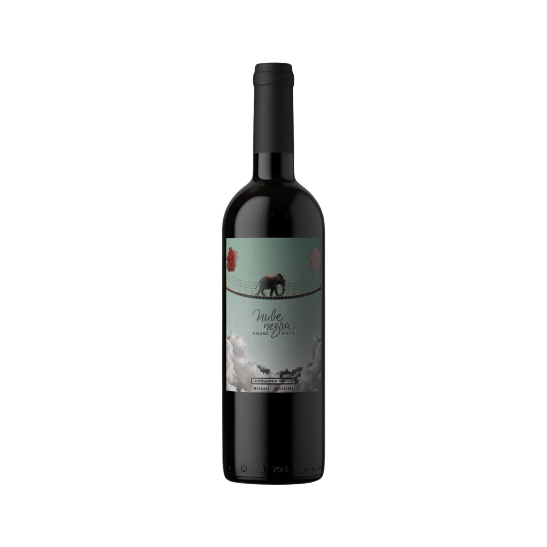 Vino Eduardo Vidal Nube Negra Malbec Botella 750 cc