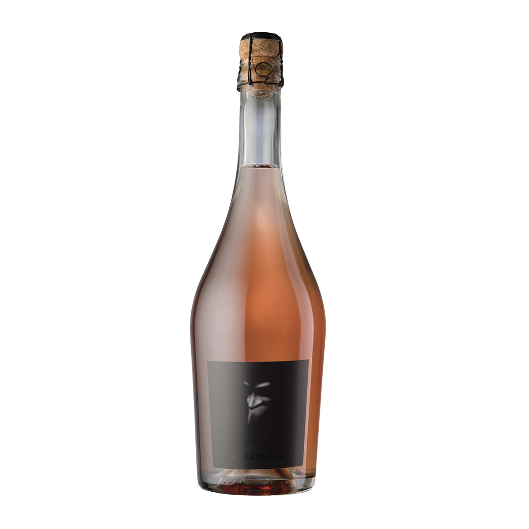 Espumante Alma Negra Brut Nature Rose Botella 750 cc