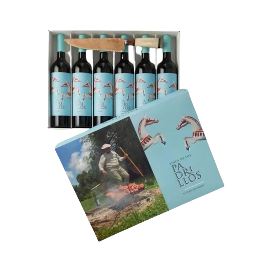 Vino Padrillos Estuche C/Cuchillos Malbec Unidad(es)