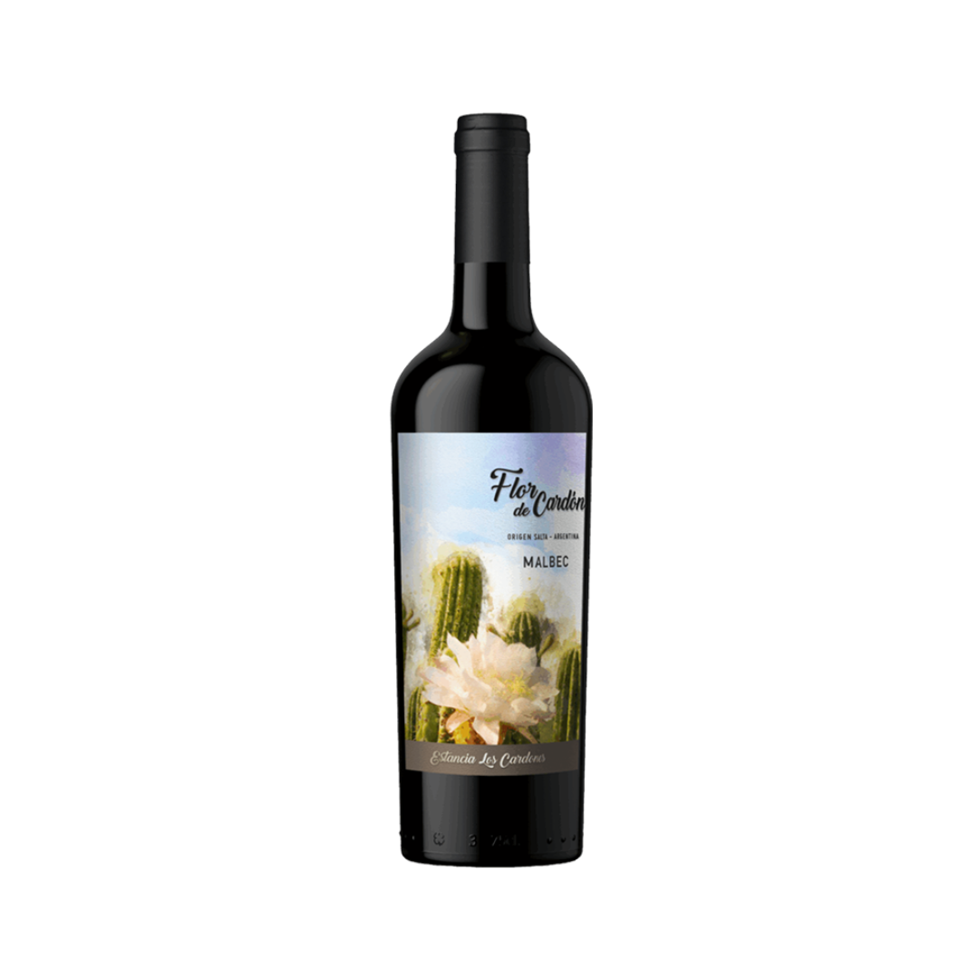 Vino Flor de Cardon Malbec Botella 750 cc