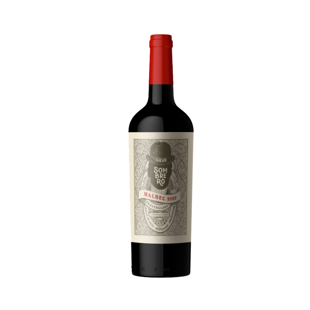 Vino Huentala Wines Gran Sombrero Malbec  Botella 750 cc