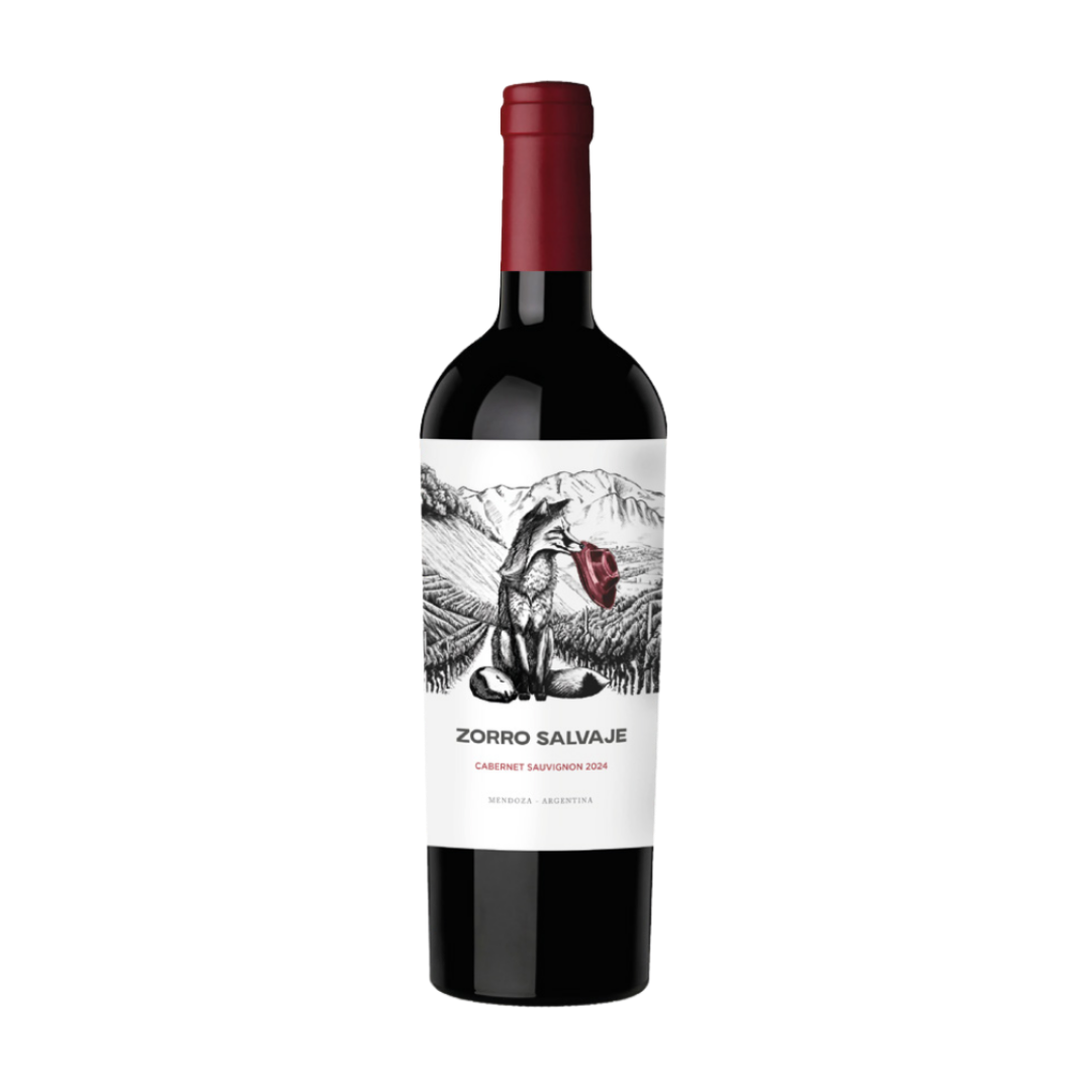 Vino Huentala Wines Zorro Salvaje Cabernet Sauvignon Botella 750 cc