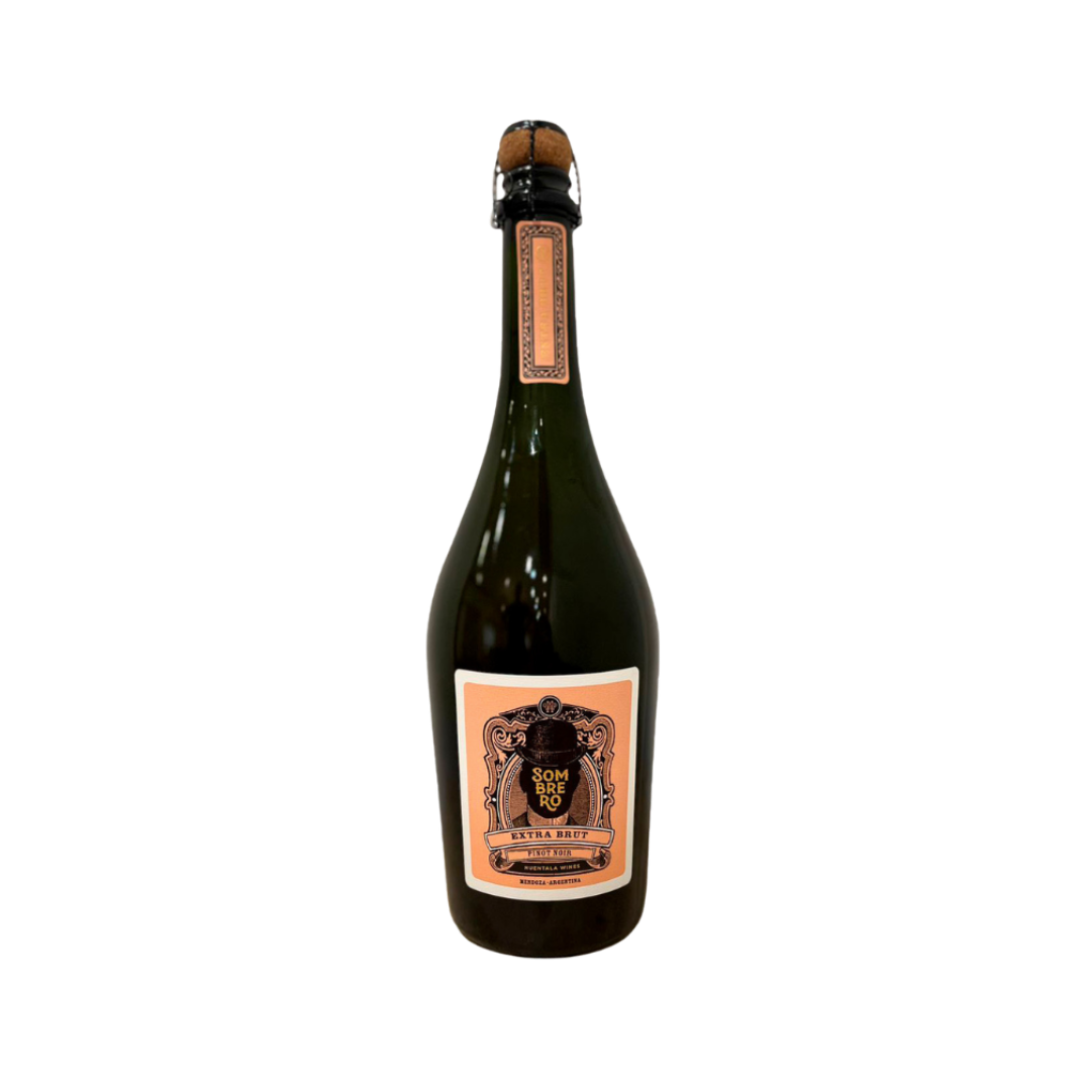 Espumante Sombrero Extra Brut Botella 750 cc