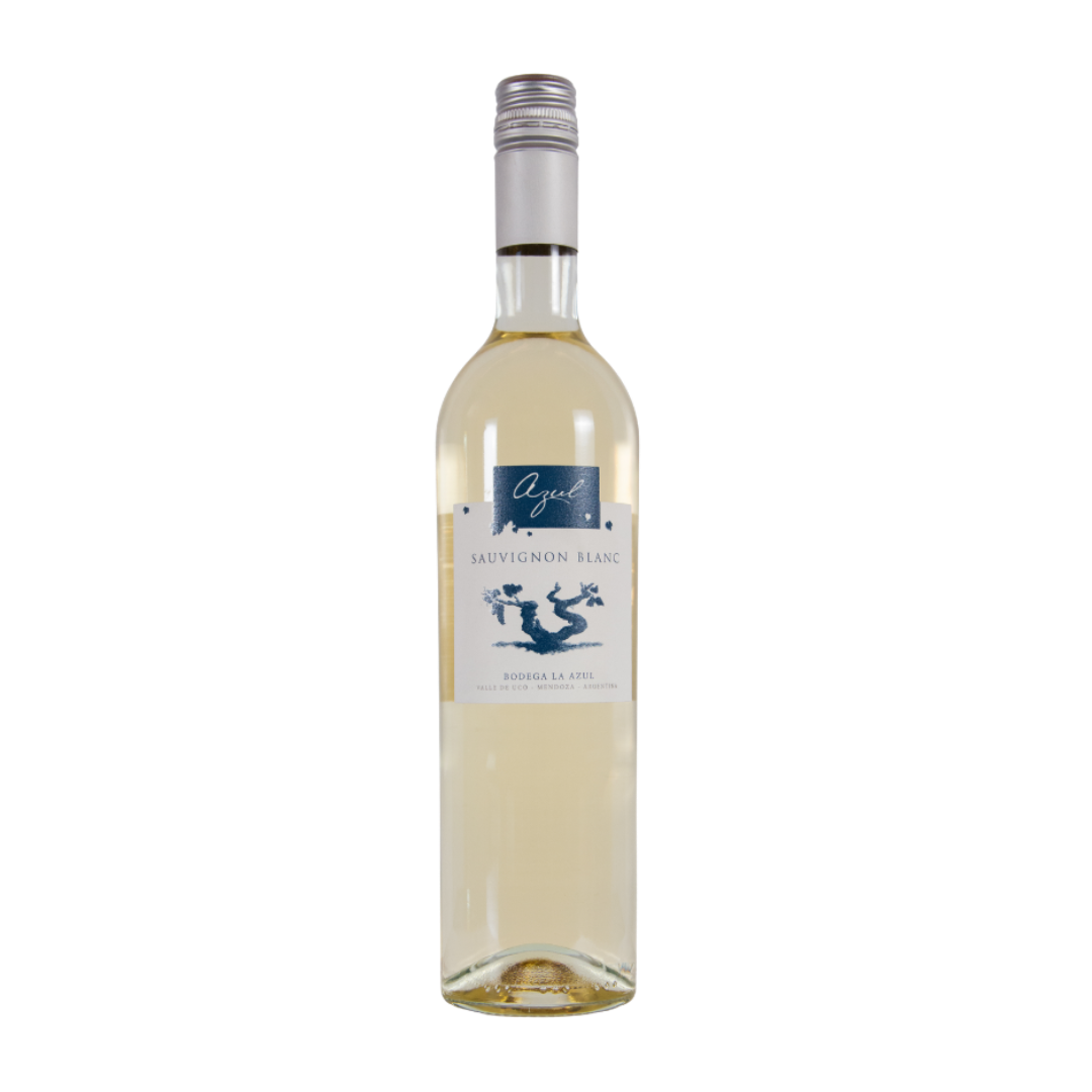 Vino La Azul Clasico Sauvignon Blanc Botella 750 cc