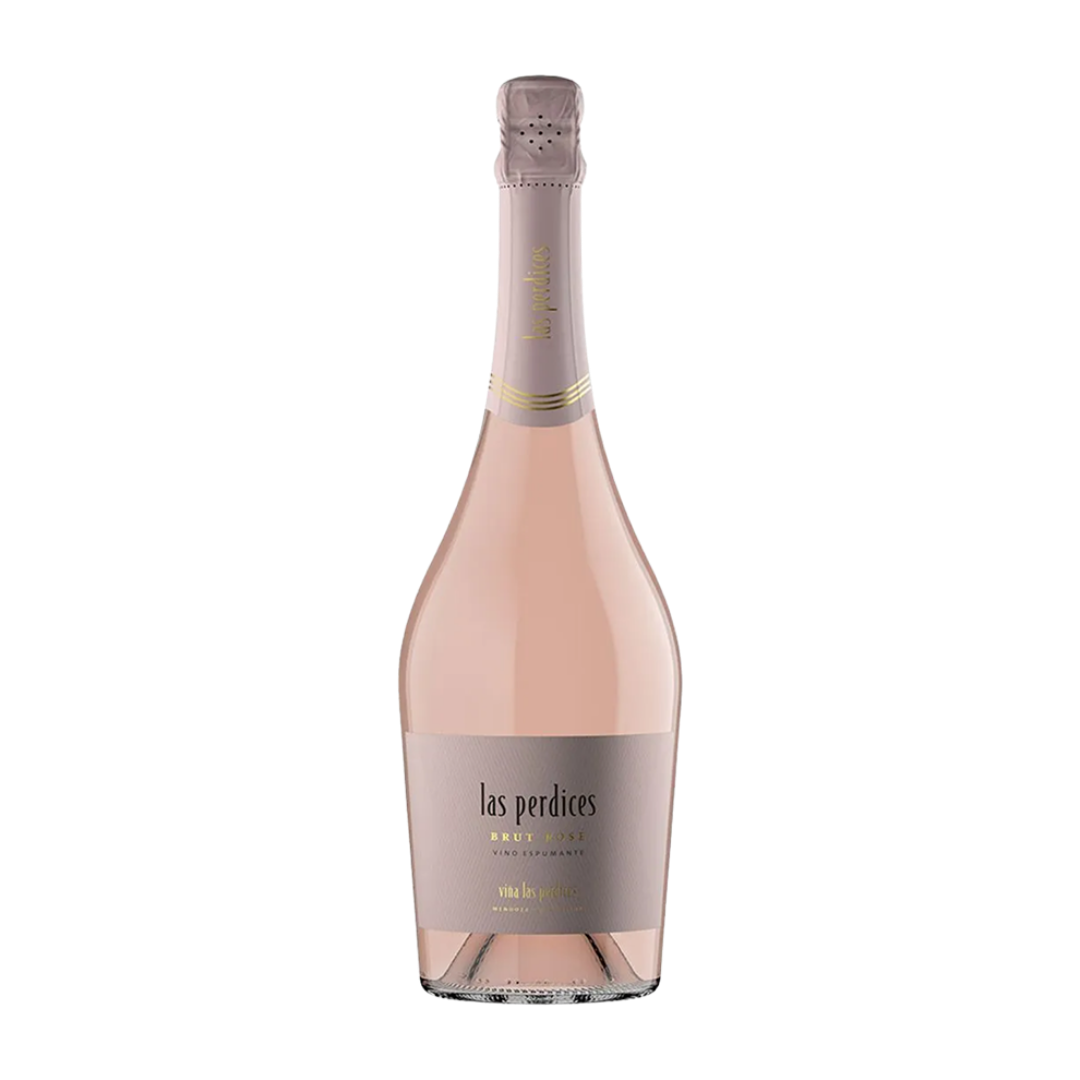 Espumante Las Perdices Brut Nature Rose Botella 750 cc