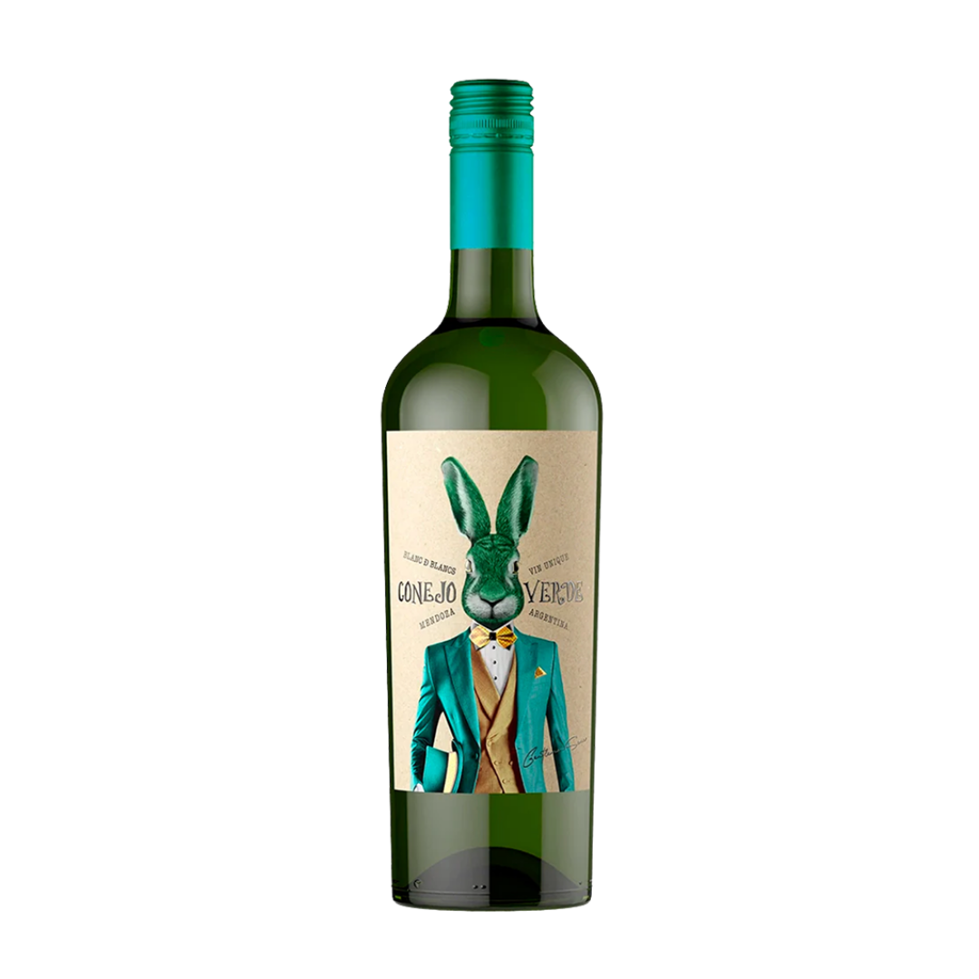 Vino Los Haroldos Conejo Verde Blanc de Blancs Botella 750 cc