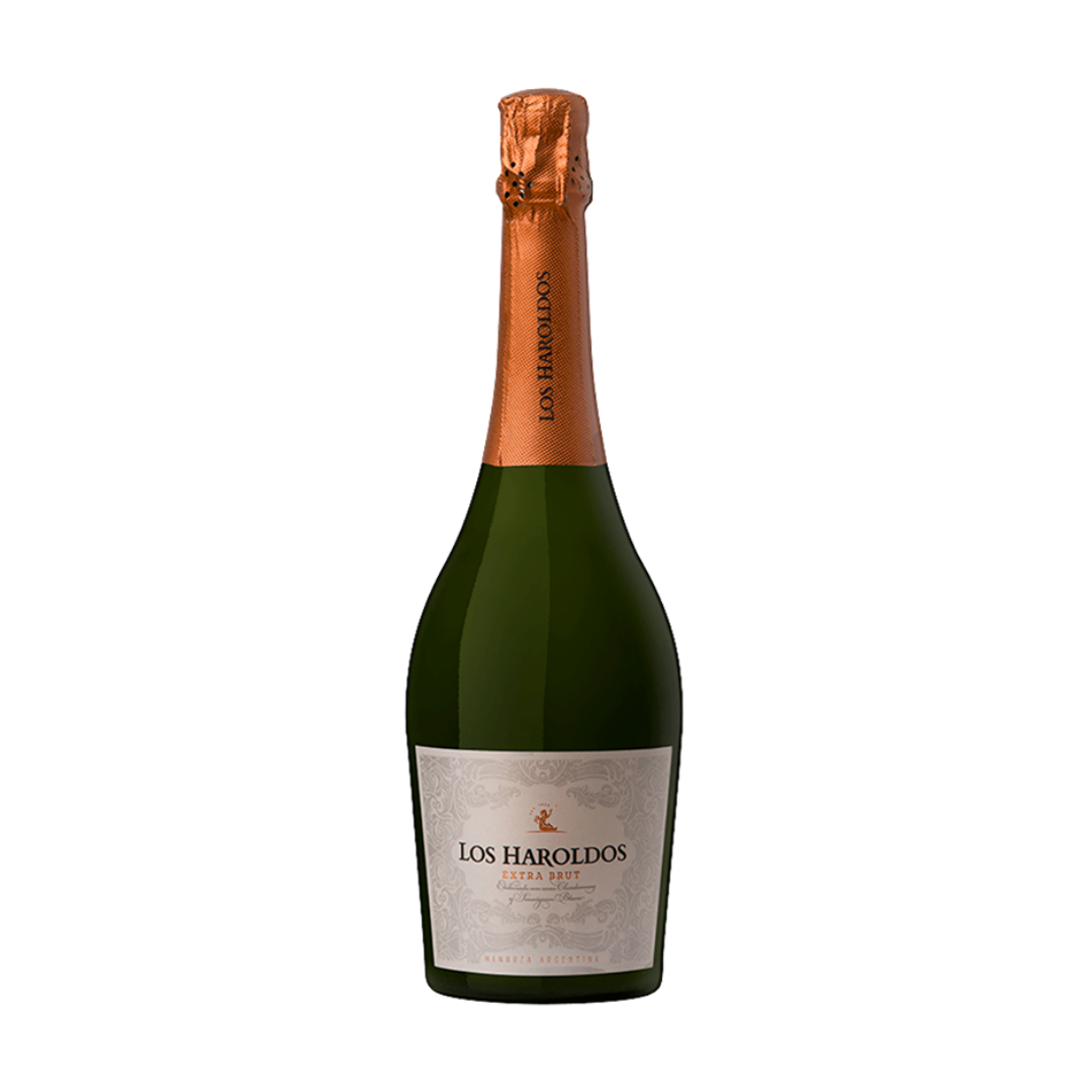 Espumante Los Haroldos Extra Brut Botella 750 cc