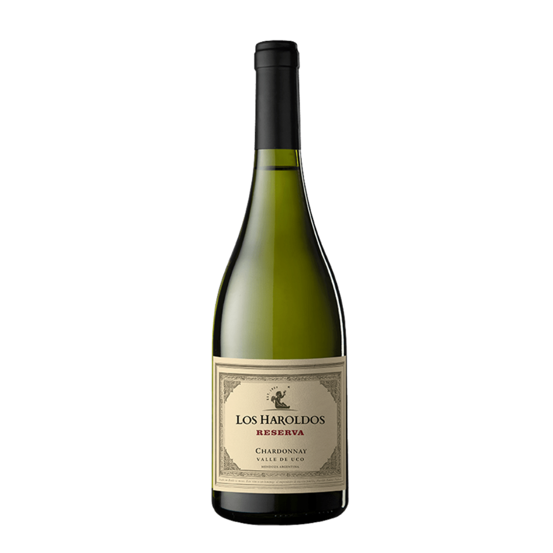 Vino Los Haroldos Reserva Chardonnay Botella 750 cc