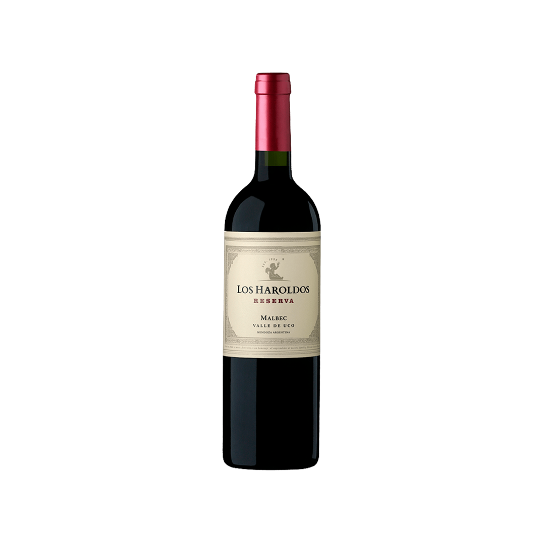 Vino Los Haroldos Reserva Malbec Botella 750 cc