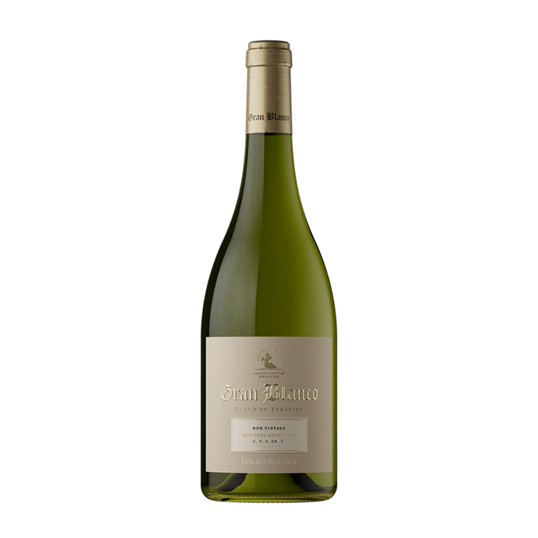 Vino Los Haroldos Gran Corte Blanco Botella 750 cc
