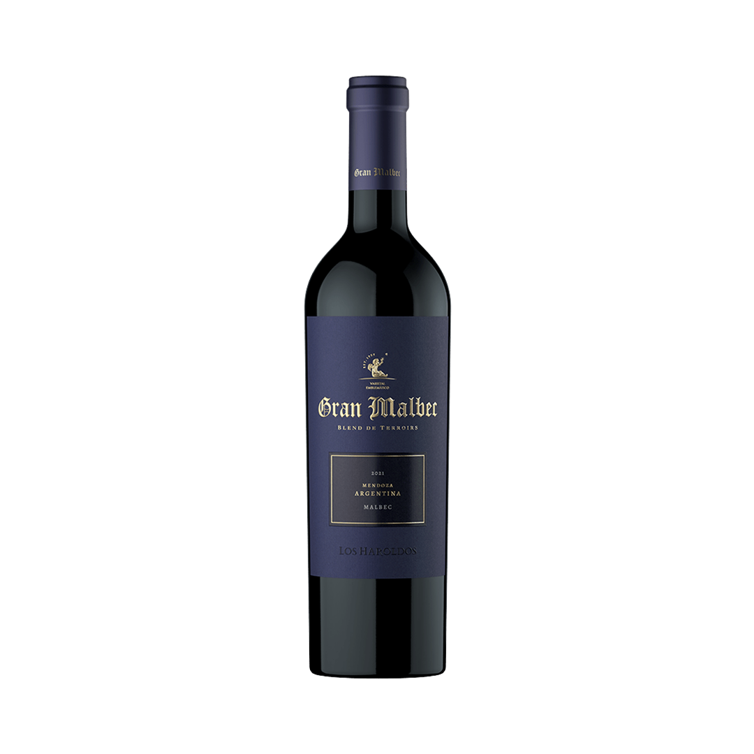 Vino Los Haroldos Gran Malbec Botella 750 cc