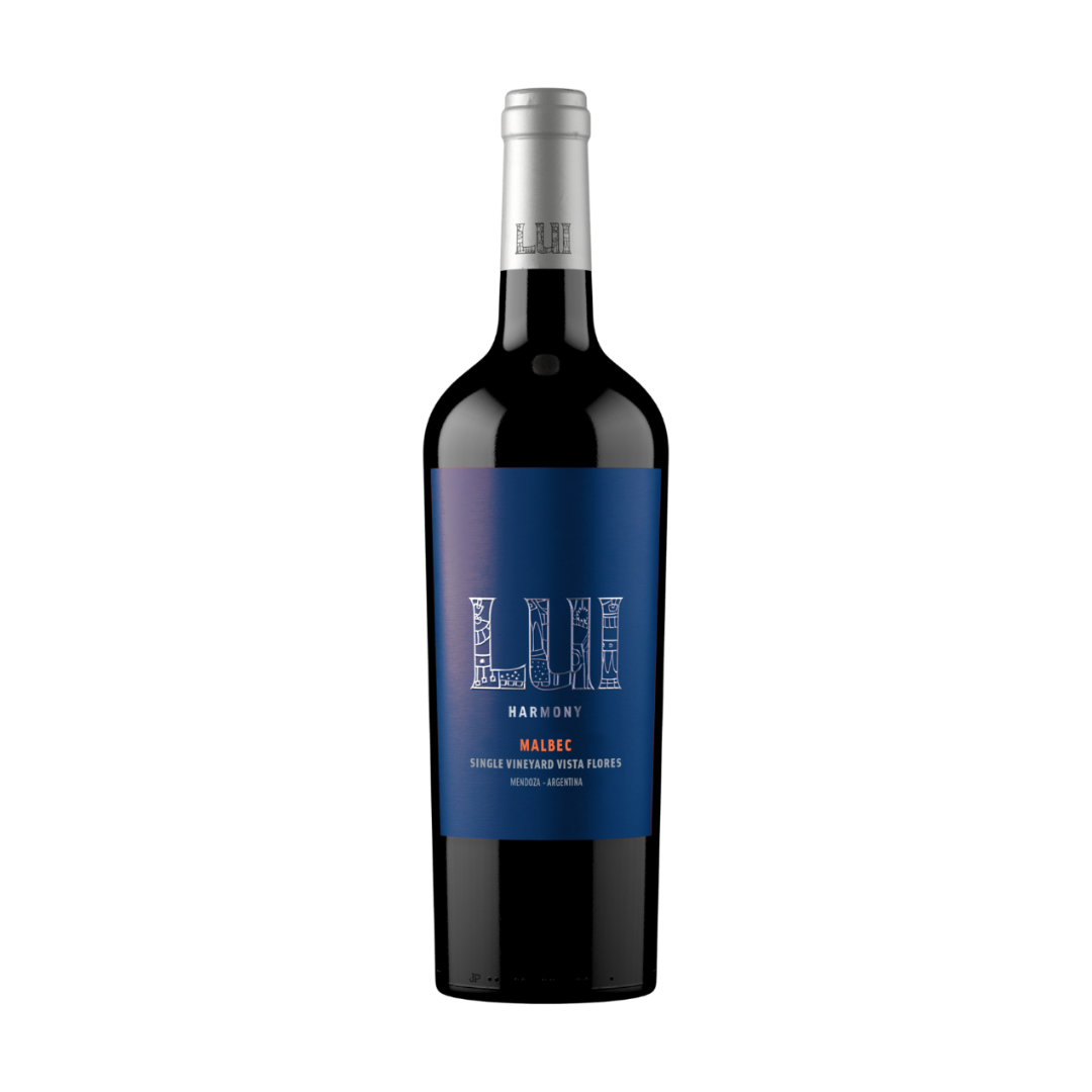 Vino Lui Wines GRAN Reserva Harmony Vista Flores Malbec Botella 750 cc