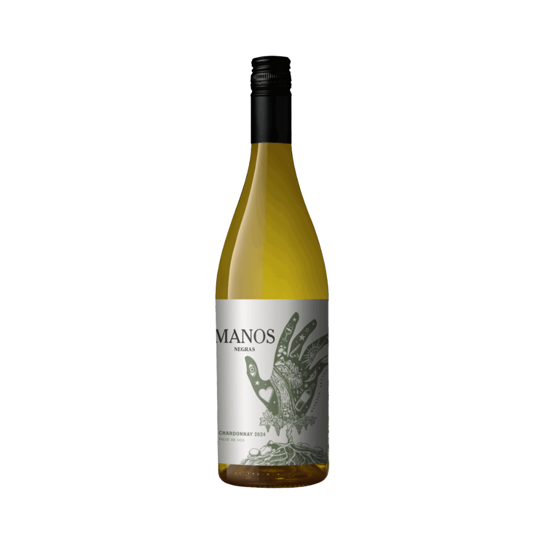 Vino Manos Negras Clasico Chardonnay Botella 750 cc