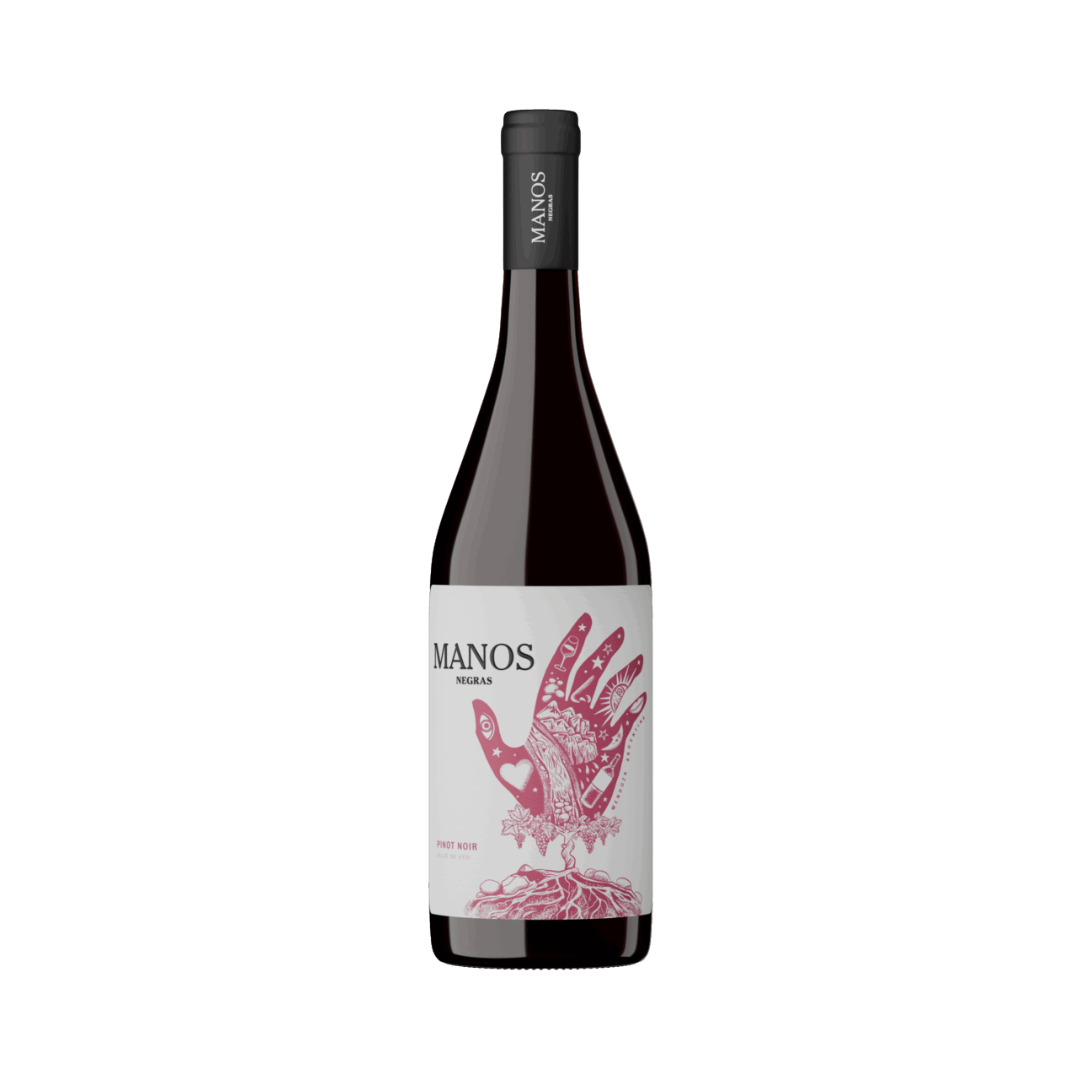 Vino Manos Negras Clasico Pinot Noir Botella 750 cc