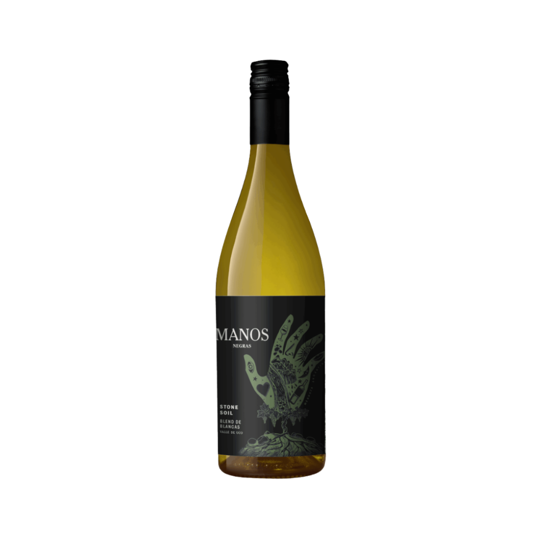 Vino Manos Negras Stone Soil Blend de Blancs Botella 750 cc