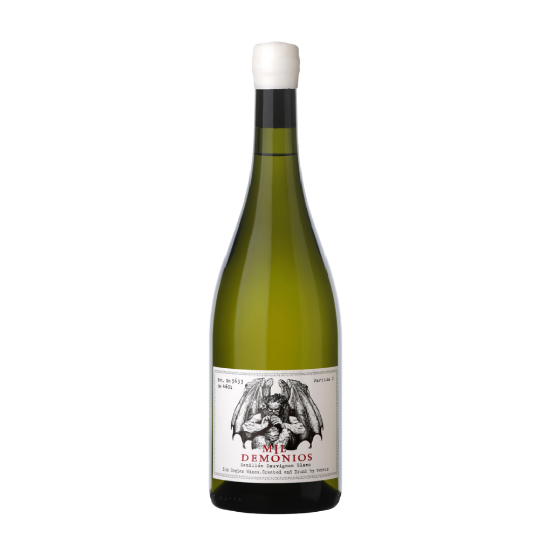 Vino Mil Demonios Blend de Blancs Botella 750 cc