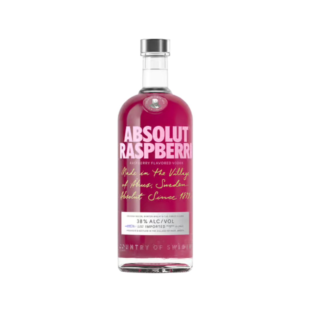 Absolut Raspberry Vodka Botella 750 cc