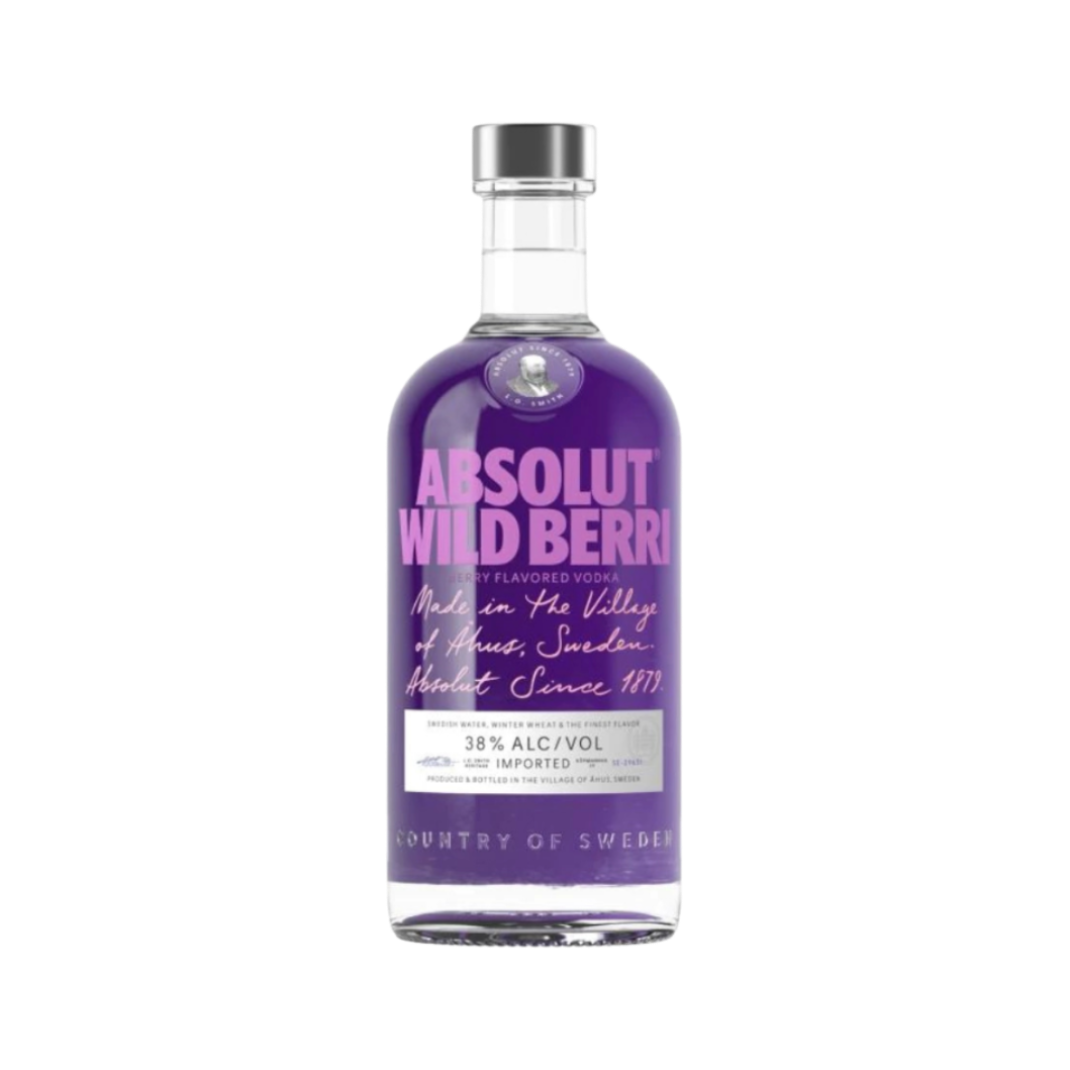 Absolut Wild Berri Vodka Botella 750 cc