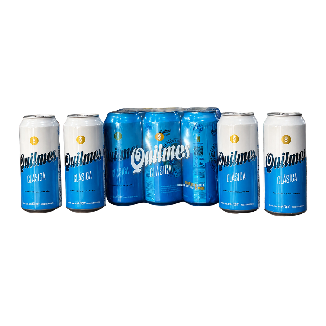 Cerveza Quilmes Rubia Pack x6 473cc