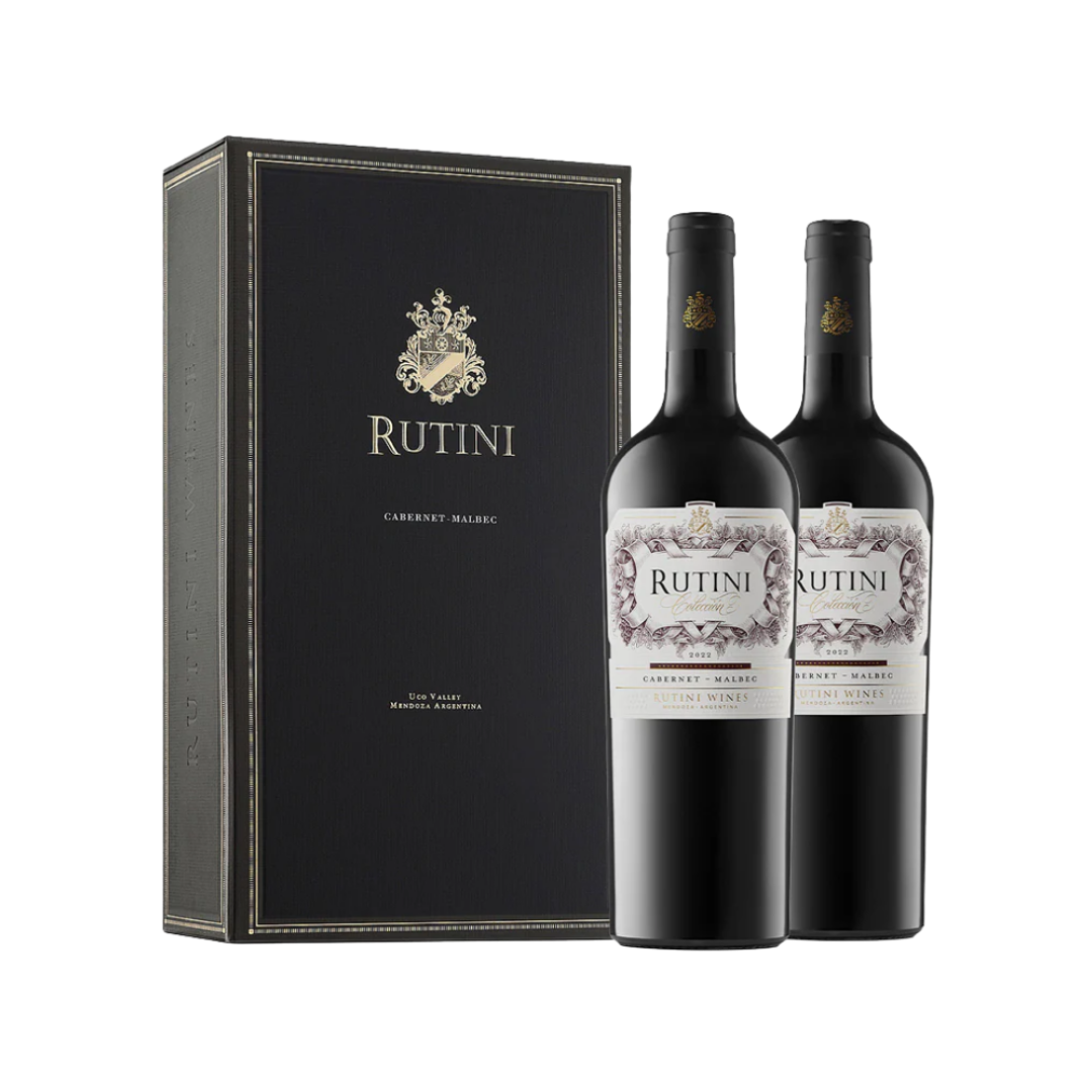 Vino Rutini Estuche X2  Cabernet Sauvignon-Malbec