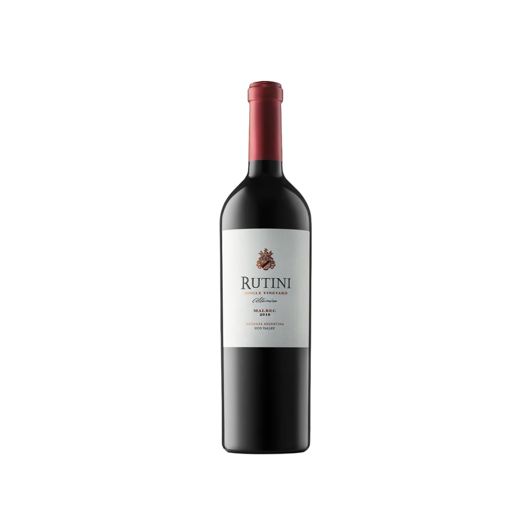 Vino Bodega Rutini Single Vineyard Altamira Malbec Botella 750 cc
