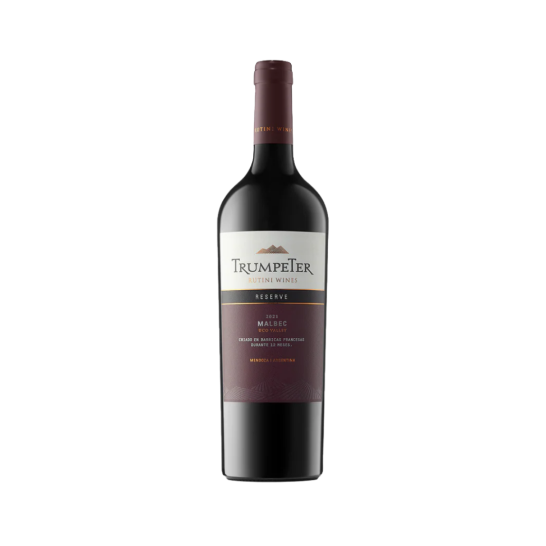 Vino Trumpeter Reserva Malbec Botella 750 cc