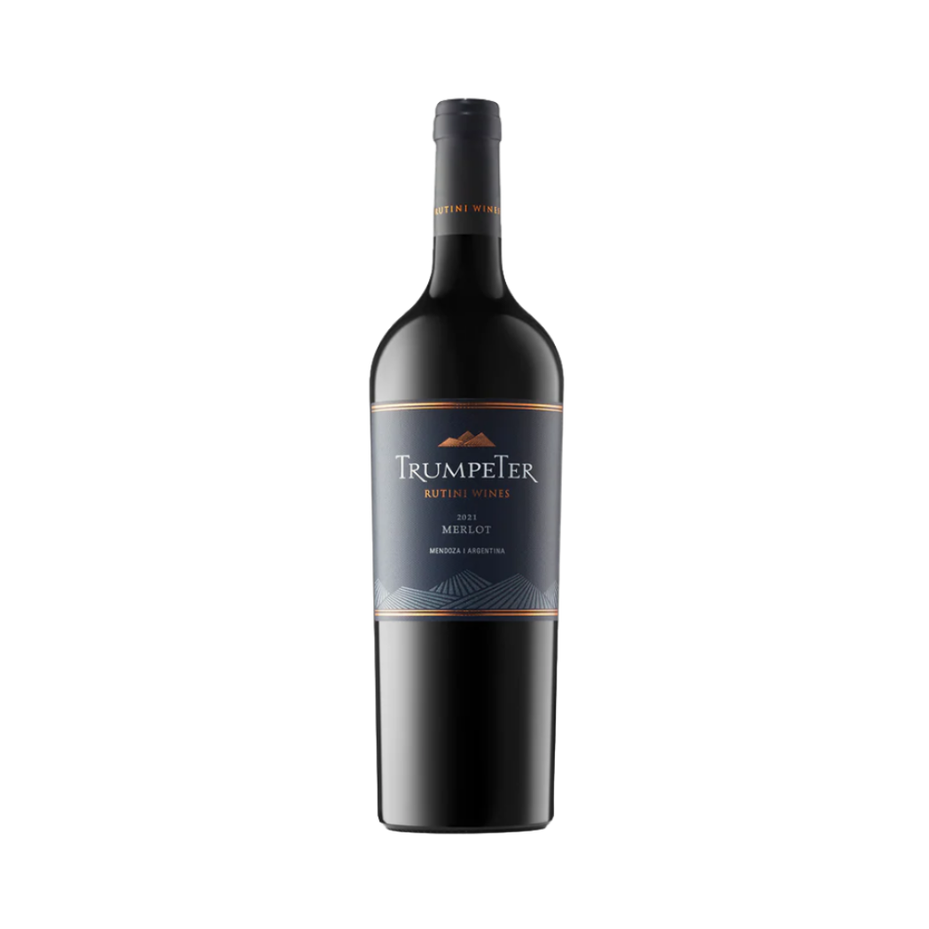 Vino Bodega Rutini Trumpeter Merlot Botella 750 cc