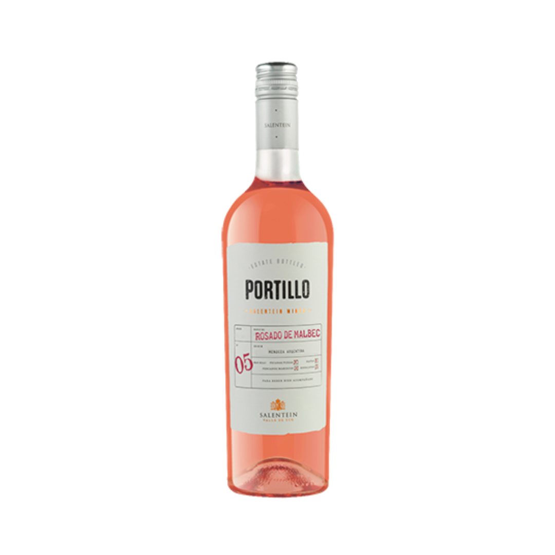 Vino PORTILLO Malbec Rosado Botella 750 cc