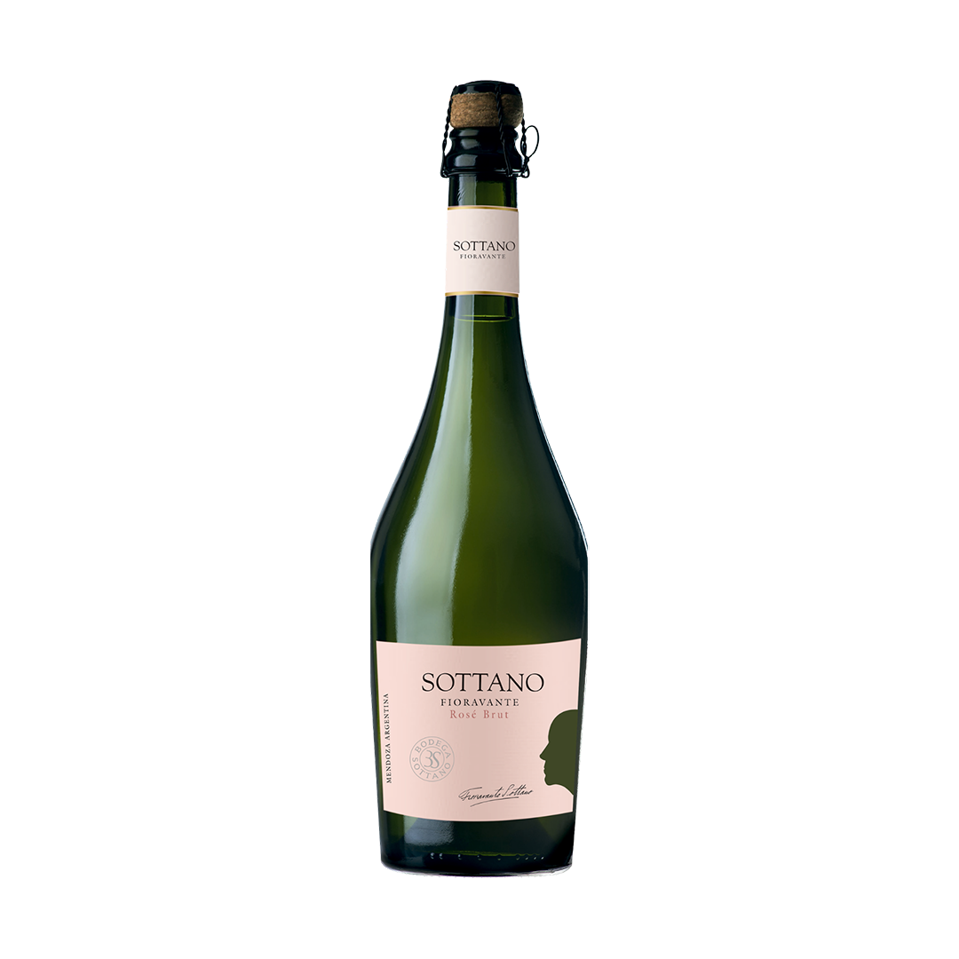 Espumante Bodega Sottano Brut Rose Botella 750 cc