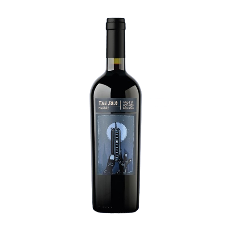 Vino Tan Solo Malbec Botella 750 cc