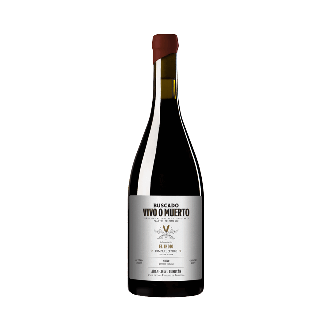 Vino Vivo O Muerto El Indio El Cepillo Blend Botella 750 cc