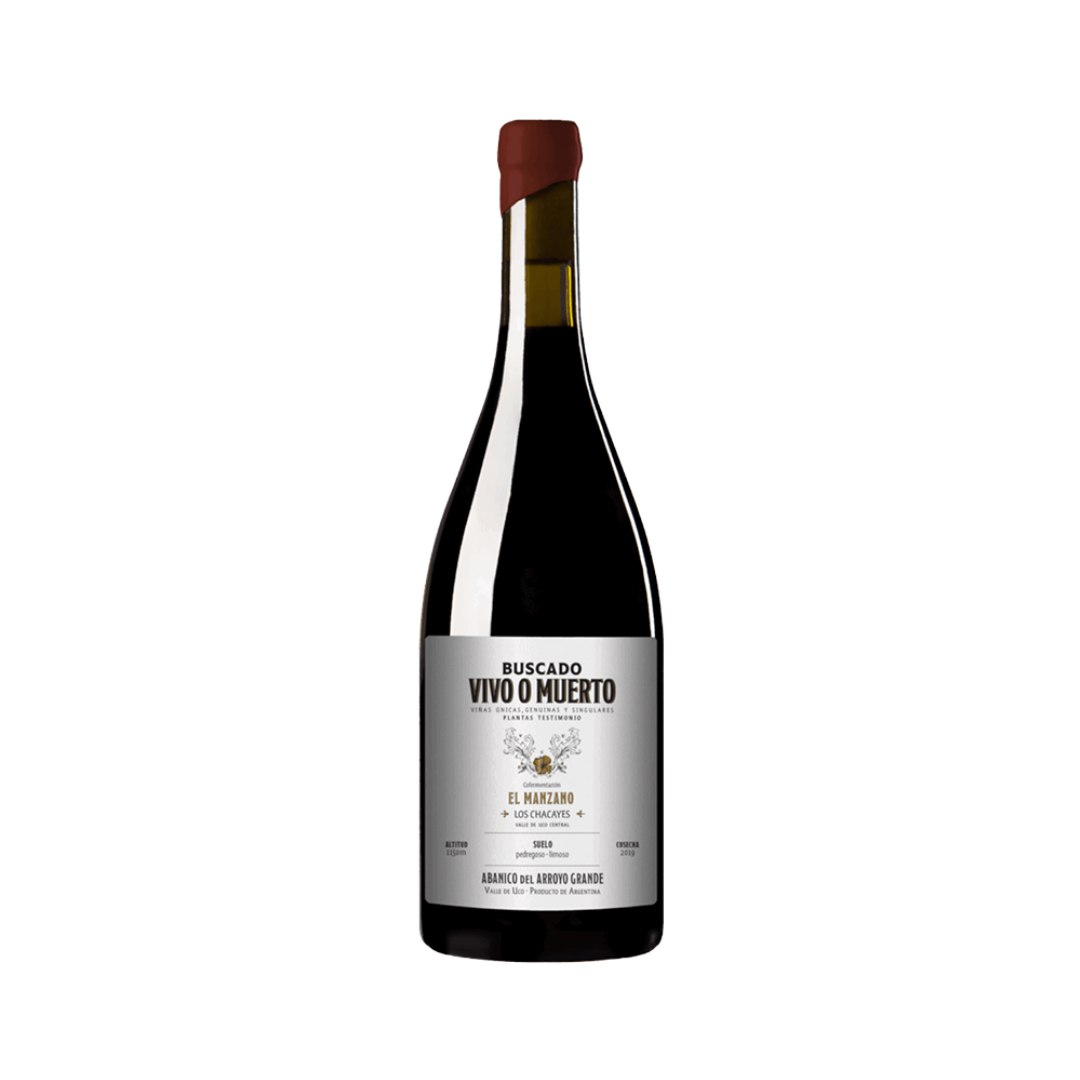 Vino Vivo O Muerto El Manzano Los Chacayes Blend Botella 750 cc
