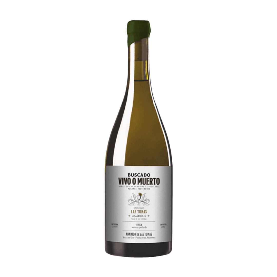 Vino Vivo O Muerto Las Tunas Chardonnay Botella 750 cc