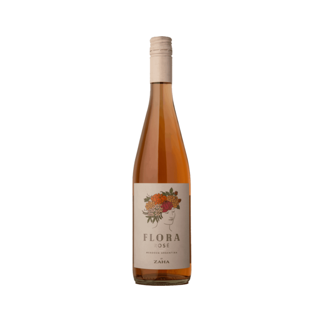 Vino Zaha Flora Rosado Botella 750 cc