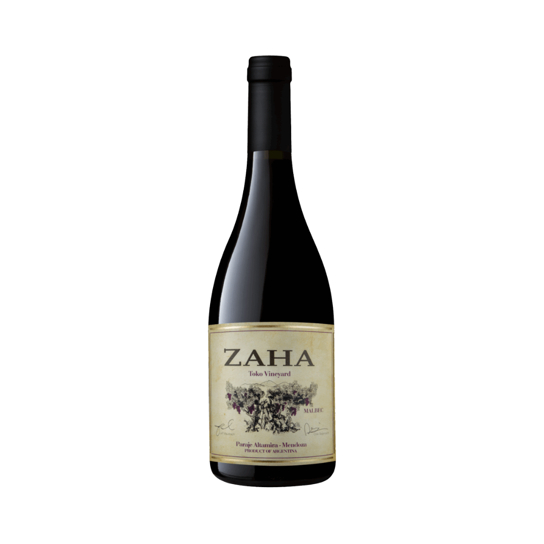 Vino Zaha Malbec Botella 750 cc