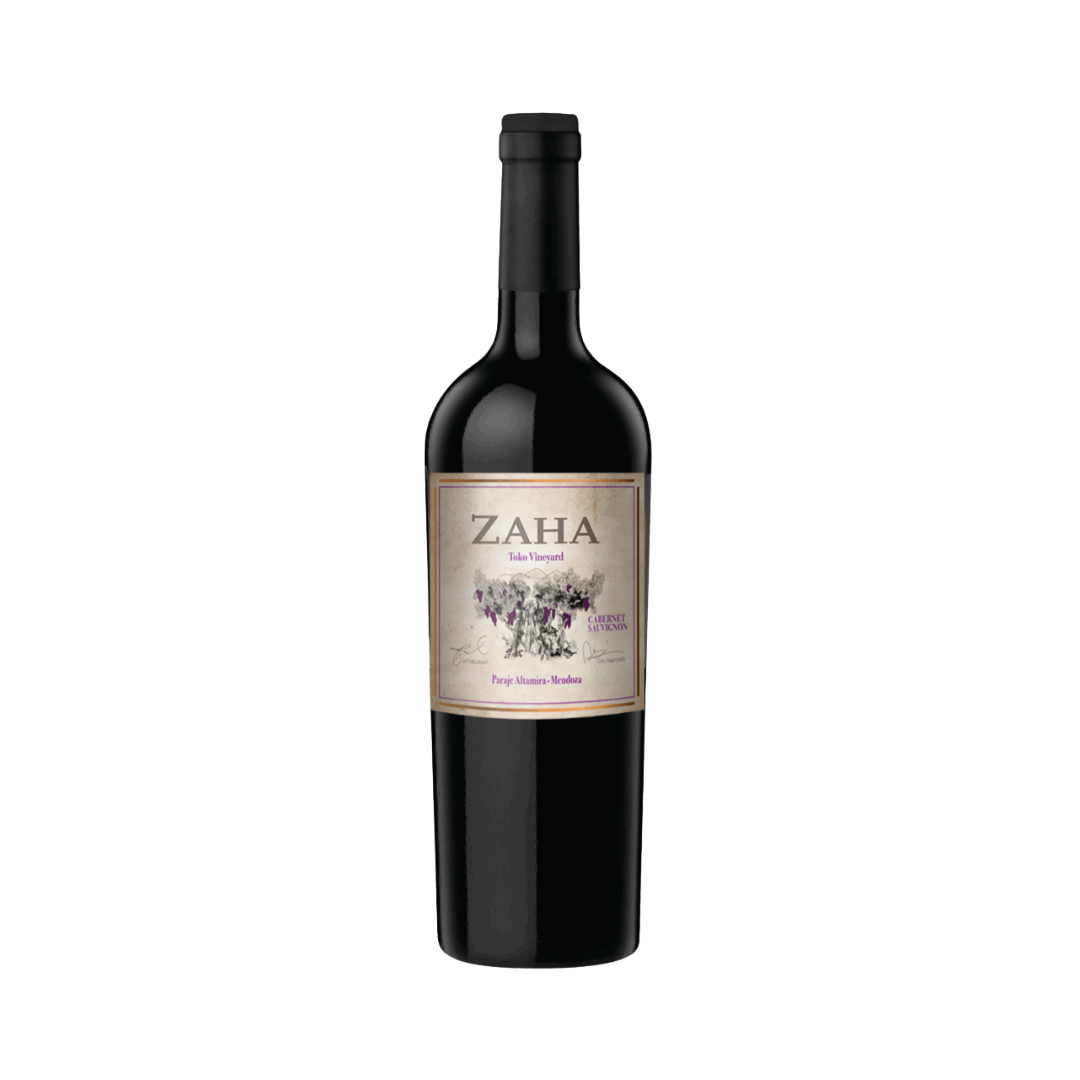 Vino Zaha Cabernet Sauvignon Botella 750 cc
