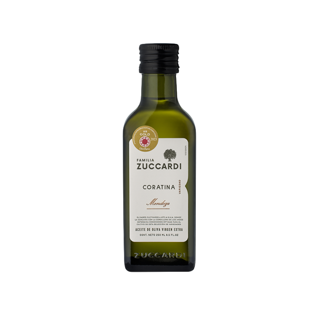 Aceite de Oliva Zuccardi Coratina Botella 250 cc