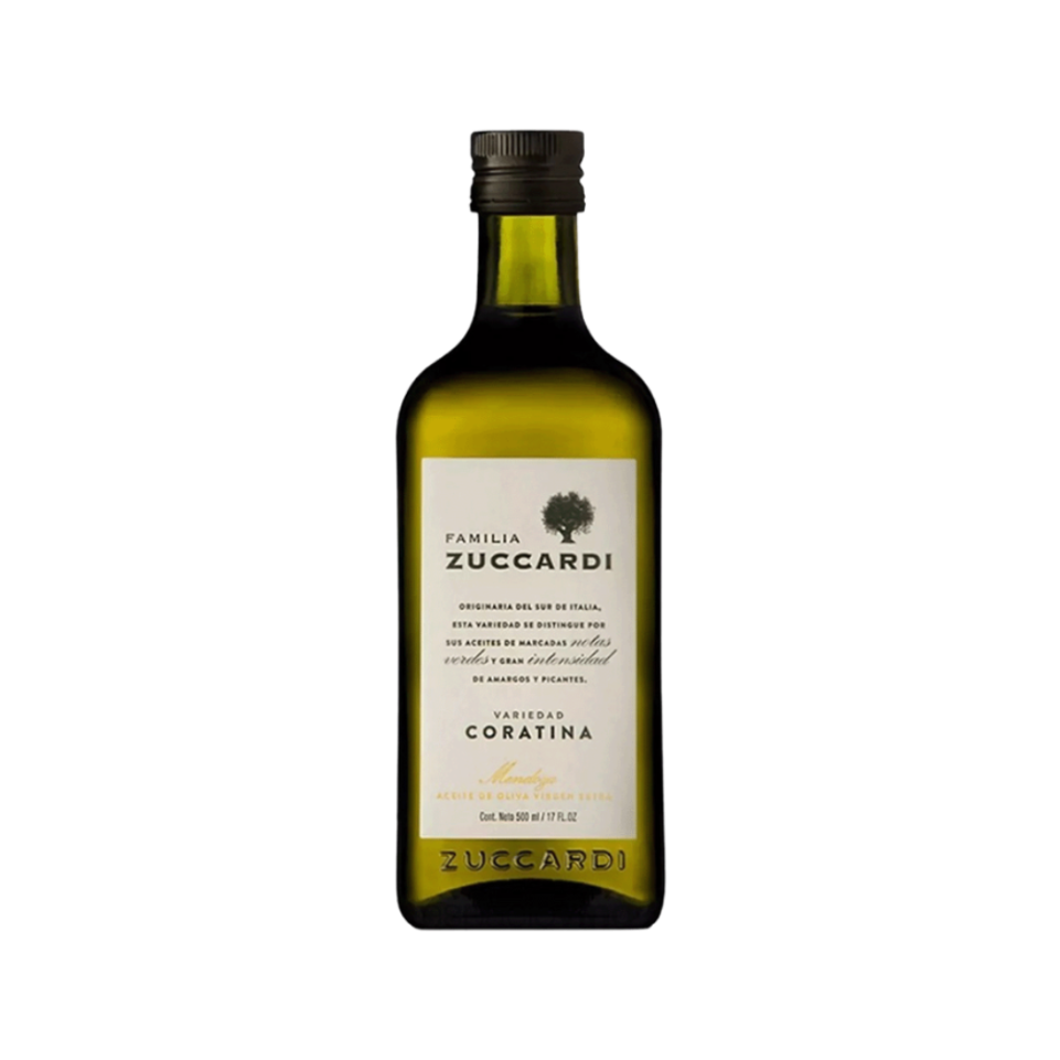 Aceite de Oliva Zuccardi Coratina Botella 500 cc