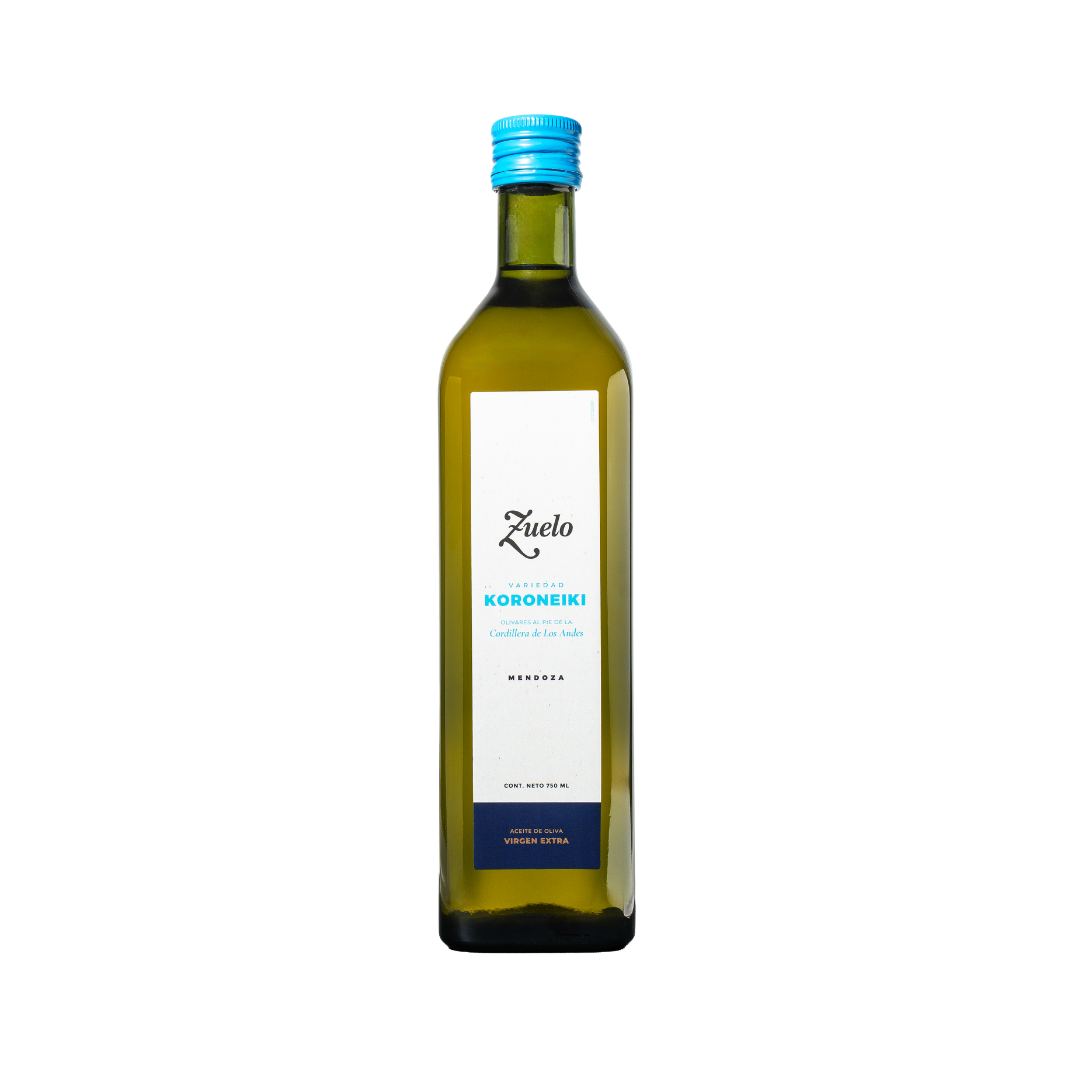 Aceite de Oliva Zuelo Koroneiki Botella 750 cc